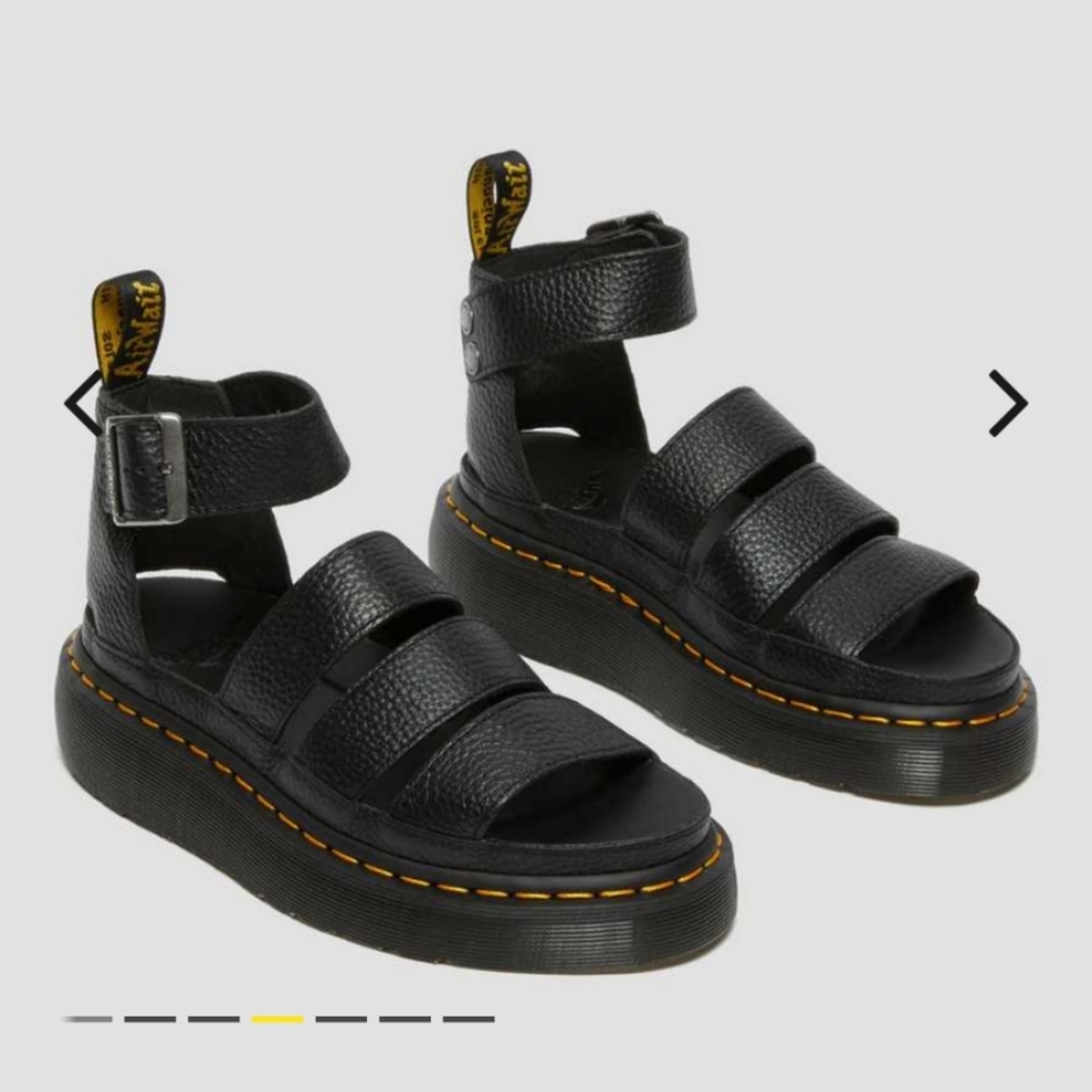 Dr. Martens Clarissa II Leather Platform Sandals